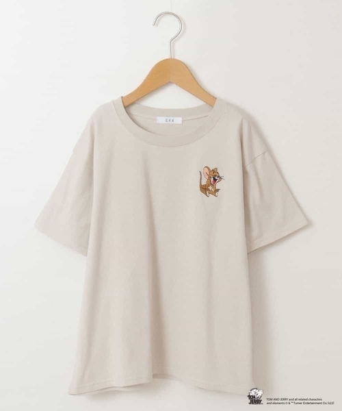 a.v.v（アーヴェヴェ）の「[100-130]トムとジェリーコラボプリントTシャツ（Tシャツ/カットソー・キッズ・ホワイト/ライトパープル/ミント/ベージュ・110/130/120/100）」の6枚目の写真