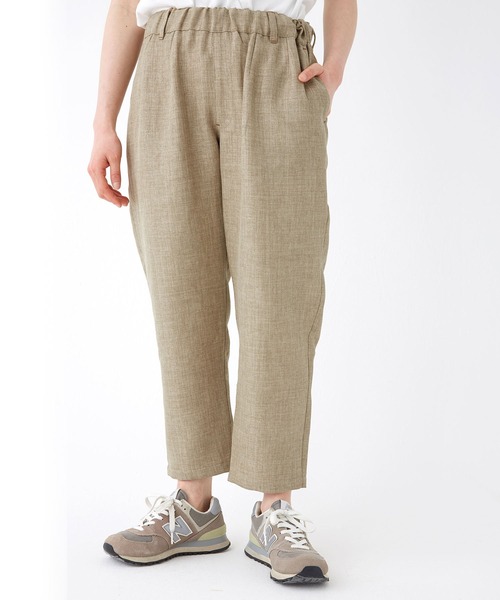 KRIFF MAYER Lady's Collection（クリフメイヤーレディースコレクション）の「プリペラ風クロップドゆるパンツ（その他パンツ・レディース・カラフル/ベージュ/チャコール/グリーン/ブルー・MEDIUM/LARGE）」の3枚目の写真