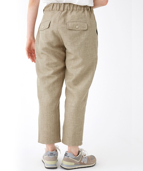 KRIFF MAYER Lady's Collection（クリフメイヤーレディースコレクション）の「プリペラ風クロップドゆるパンツ（その他パンツ・レディース・カラフル/ベージュ/チャコール/グリーン/ブルー・MEDIUM/LARGE）」の13枚目の写真