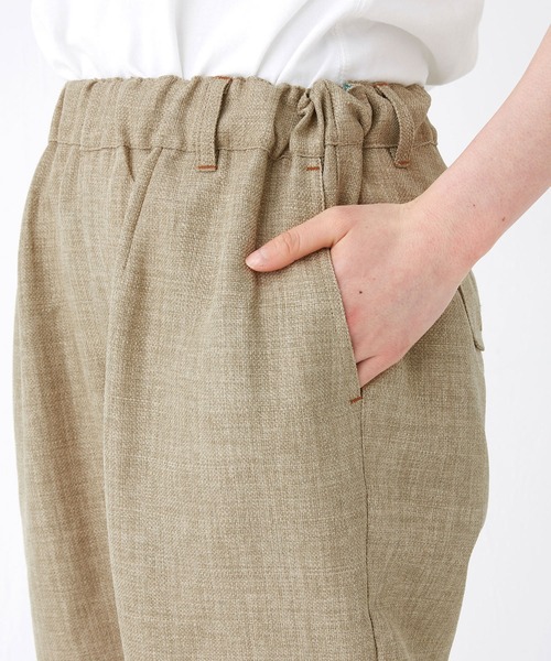 KRIFF MAYER Lady's Collection（クリフメイヤーレディースコレクション）の「プリペラ風クロップドゆるパンツ（その他パンツ・レディース・カラフル/ベージュ/チャコール/グリーン/ブルー・MEDIUM/LARGE）」の12枚目の写真