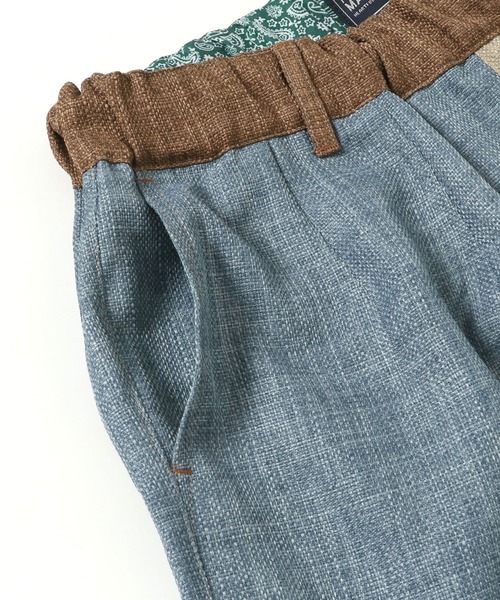 KRIFF MAYER Lady's Collection（クリフメイヤーレディースコレクション）の「プリペラ風クロップドゆるパンツ（その他パンツ・レディース・カラフル/ベージュ/チャコール/グリーン/ブルー・MEDIUM/LARGE）」の9枚目の写真