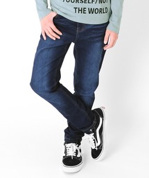 GLAZOS | [スリム]スーパーストレッチデニム・5ポケットパンツ(デニムパンツ)