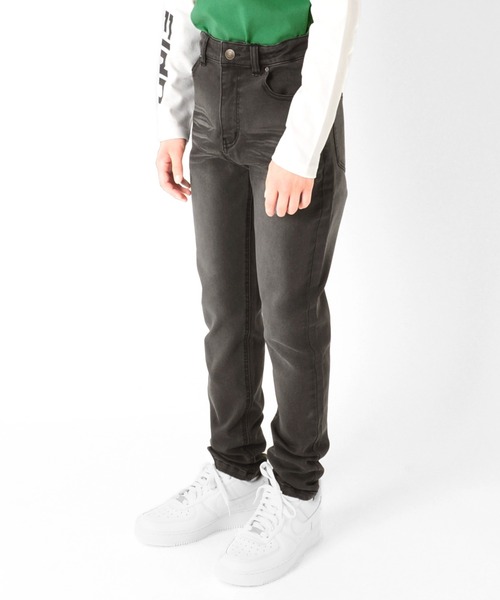 GLAZOS（グラソス）の「[スリム]スーパーストレッチデニム・5ポケットパンツ（デニムパンツ・キッズ・ブラック/インディゴブルー/ブルー・130cm/140cm/150cm/160cm/170cm）」の6枚目の写真