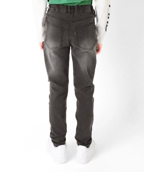 GLAZOS（グラソス）の「[スリム]スーパーストレッチデニム・5ポケットパンツ（デニムパンツ・キッズ・ブラック/インディゴブルー/ブルー・130cm/140cm/150cm/160cm/170cm）」の8枚目の写真