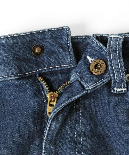 GLAZOS（グラソス）の「[スリム]スーパーストレッチデニム・5ポケットパンツ（デニムパンツ・キッズ・ブラック/インディゴブルー/ブルー・130cm/140cm/150cm/160cm/170cm）」の10枚目の写真