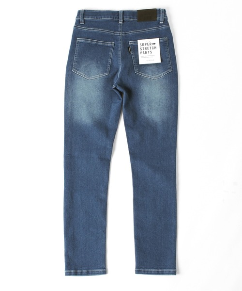 GLAZOS（グラソス）の「[スリム]スーパーストレッチデニム・5ポケットパンツ（デニムパンツ・キッズ・ブラック/インディゴブルー/ブルー・130cm/140cm/150cm/160cm/170cm）」の9枚目の写真