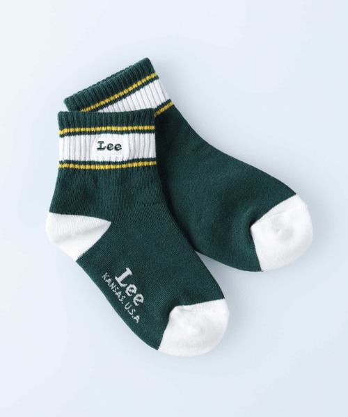 Lee(リー)の「【Lee】クォーターソックス3点セット(ソックス/靴下・キッズ・ブルー・M/L)」の4枚目の写真