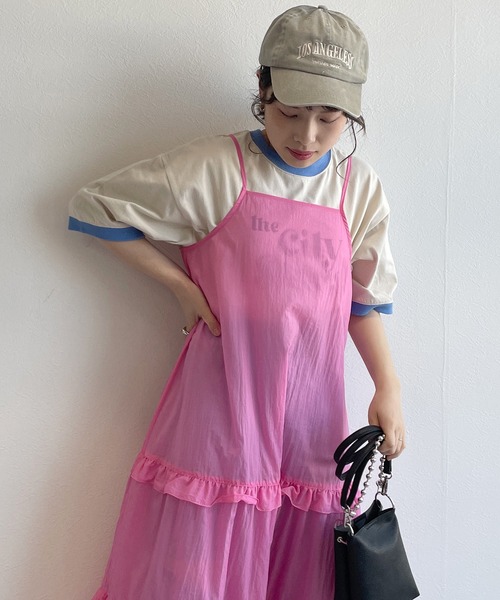 w closet(ダブルクローゼット)の「刺繍ロゴキャップ(キャップ・レディース・ベージュ/ブルー・FREE)」の7枚目の写真
