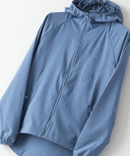 JEANS MATE(ジーンズメイト)の「【APORITO/アポリト】速乾素材ストレッチパーカー レディースサイズ(パーカー・レディース・ブルー系その他/ブラック/ホワイト・MEDIUM/LARGE)」の3枚目の写真