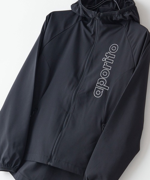 JEANS MATE(ジーンズメイト)の「【APORITO/アポリト】速乾素材ストレッチパーカー レディースサイズ(パーカー・レディース・ブルー系その他/ブラック/ホワイト・MEDIUM/LARGE)」の1枚目の写真