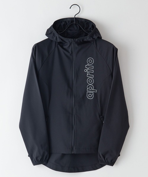JEANS MATE(ジーンズメイト)の「【APORITO/アポリト】速乾素材ストレッチパーカー レディースサイズ(パーカー・レディース・ブルー系その他/ブラック/ホワイト・MEDIUM/LARGE)」の14枚目の写真