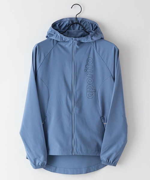 JEANS MATE(ジーンズメイト)の「【APORITO/アポリト】速乾素材ストレッチパーカー レディースサイズ(パーカー・レディース・ブルー系その他/ブラック/ホワイト・MEDIUM/LARGE)」の13枚目の写真