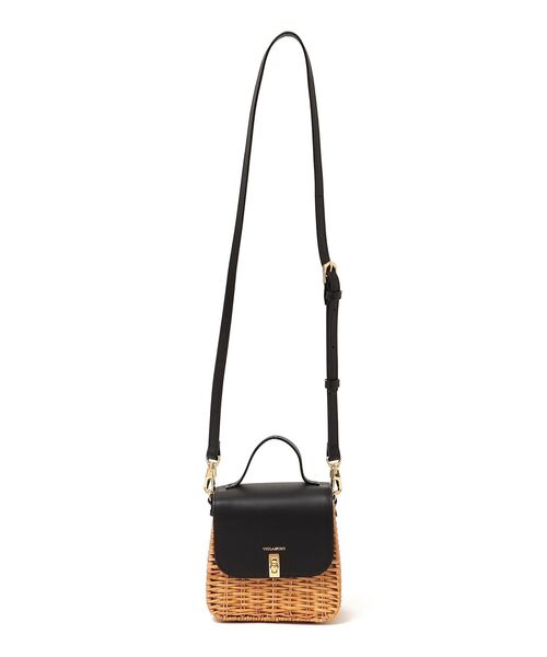 VIOLAd'ORO（ヴィオラドーロ）の「VIOLAd’ORO:MIRO カゴポシェット（かごバッグ・レディース・ブラック・ONE SIZE）」の10枚目の写真