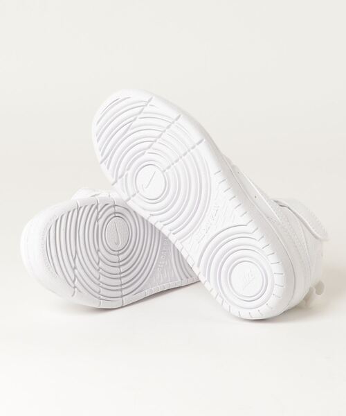 NIKE(ナイキ)の「ナイキ NIKE ナイキ コート バーロウ MID 2 PSV(スニーカー・キッズ・ホワイト・18.0cm/21.0cm/22.0cm/20.0cm/19.0cm/17.0cm/21.5cm)」の3枚目の写真