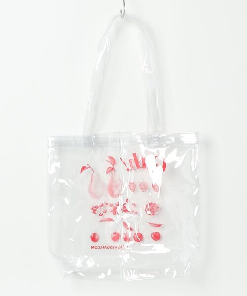 flower(フラワー)の「Gah! fruits Vinyl Tote ガー!!フルーツ ビニールトートバッグ(トートバッグ・レディース・クリア・FREE)」の5枚目の写真