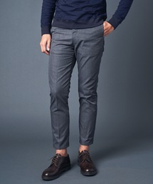 T/C CHINO TAPERED ANCLE NO-P PANTS:T/Cチノ テーパード アンクル ノープリーツ パンツ