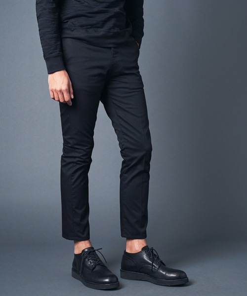 Magine（マージン）の「T/C CHINO TAPERED ANCLE NO-P PANTS:T/Cチノ テーパード アンクル ノープリーツ パンツ（チノパンツ・メンズ・ブラック/ベージュ/ブラウン/グレー・44/46/48）」の2枚目の写真