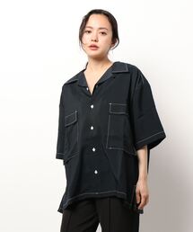 「INASTUDIOS SELECT」ルーズフィット ビッグステッチングシャツ