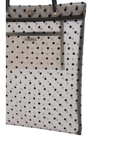 Green　Parks（グリーンパークス）の「ドットチュールA4トート（トートバッグ・レディース・ゴールド/ブラック・FREE）」の9枚目の写真