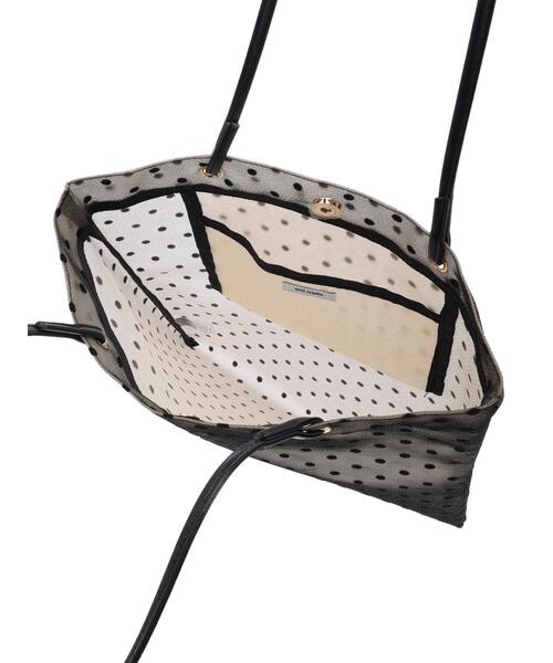 Green　Parks（グリーンパークス）の「ドットチュールA4トート（トートバッグ・レディース・ゴールド/ブラック・FREE）」の10枚目の写真