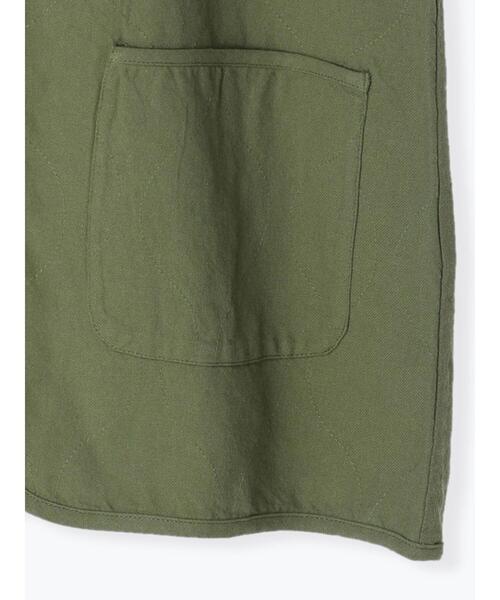 ehka sopo（エヘカソポ）の「キルトステッチベスト（ベスト・レディース・ブラック/カーキ/キナリ・ﾌﾘ-）」の20枚目の写真