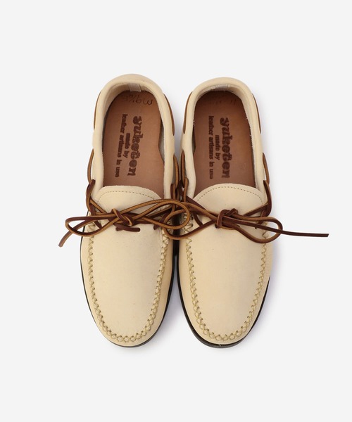 YUKETEN（ユケテン）の「YUKETEN | CANOE MOC モカシンシューズ MEN（モカシン/デッキシューズ・メンズ・Nat・8h/9/8）」の4枚目の写真