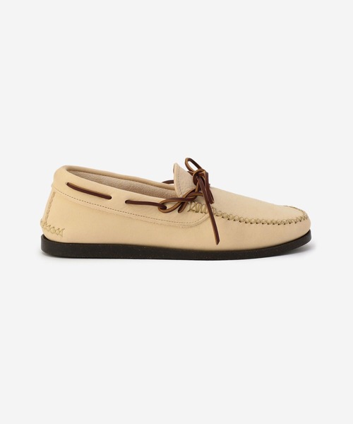 YUKETEN（ユケテン）の「YUKETEN | CANOE MOC モカシンシューズ MEN（モカシン/デッキシューズ・メンズ・Nat・8h/9/8）」の7枚目の写真