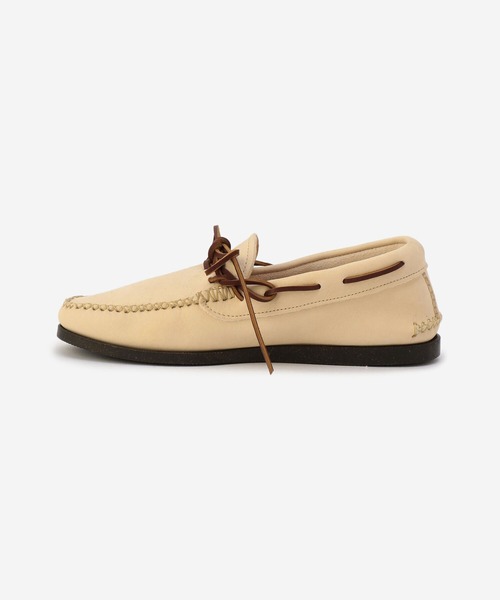 YUKETEN（ユケテン）の「YUKETEN | CANOE MOC モカシンシューズ MEN（モカシン/デッキシューズ・メンズ・Nat・8h/9/8）」の5枚目の写真