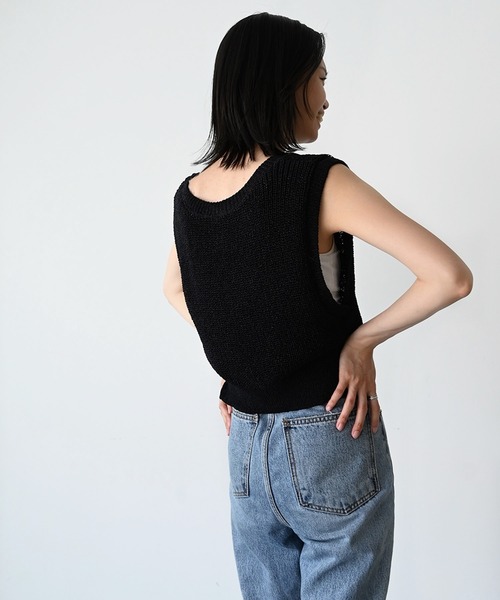 レッドチョップワークス　キャナルジーン　キルティングベスト　カーキ キャナルジーン CANAL JEAN RED CHOP WORKS(レッドチョップ