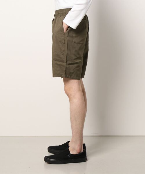 BACK NUMBER（バックナンバー）の「接触冷感、イージーケア。【BACK NUMBER】「COOL」イージーショーツ（その他パンツ・メンズ・ベージュ/オリーブ/ホワイト/ネイビー×ホワイト/ブラック/グレー×ホワイト・XL/L/M）」の9枚目の写真