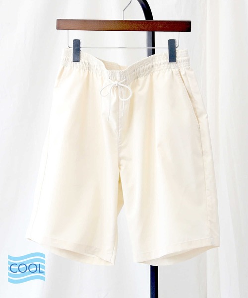 BACK NUMBER（バックナンバー）の「接触冷感、イージーケア。【BACK NUMBER】「COOL」イージーショーツ（その他パンツ・メンズ・ベージュ/オリーブ/ホワイト/ネイビー×ホワイト/ブラック/グレー×ホワイト・XL/L/M）」の2枚目の写真
