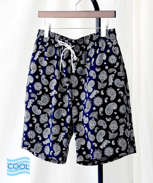 BACK NUMBER（バックナンバー）の「接触冷感、イージーケア。【BACK NUMBER】「COOL」イージーショーツ（その他パンツ・メンズ・ベージュ/オリーブ/ホワイト/ネイビー×ホワイト/ブラック/グレー×ホワイト・XL/L/M）」の6枚目の写真