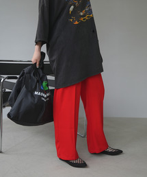 【c.u.l:w】ツイルセンタープレススラックス culwz22ss007