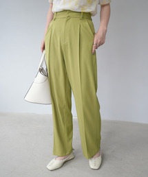 【c.u.l:w】ツイルセンタープレススラックス culwz22ss007