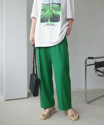【c.u.l:w】ツイルセンタープレススラックス culwz22ss007