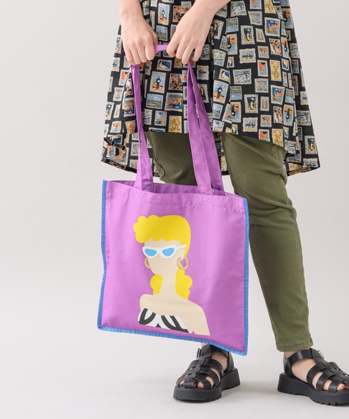 Barbie（バービー）の「Barbie　トートバッグ（トートバッグ・レディース・グリーン/ブルー/ピンク・FREE）」の3枚目の写真