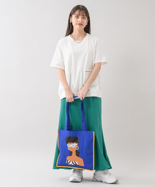 Barbie（バービー）の「Barbie　トートバッグ（トートバッグ・レディース・グリーン/ブルー/ピンク・FREE）」の5枚目の写真