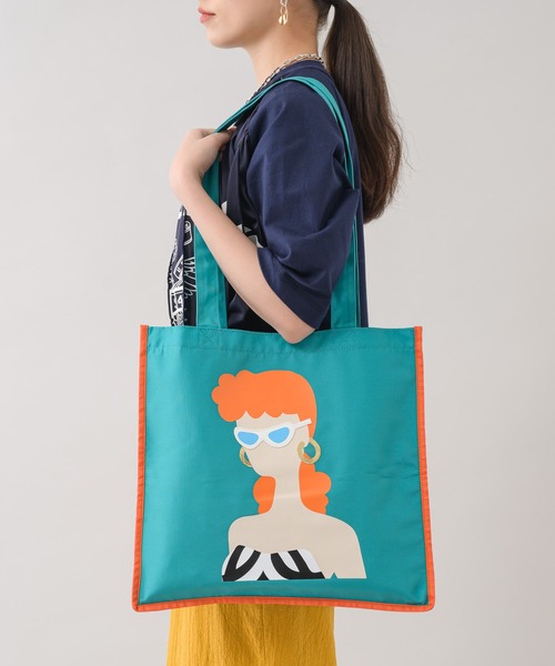 Barbie（バービー）の「Barbie　トートバッグ（トートバッグ・レディース・グリーン/ブルー/ピンク・FREE）」の7枚目の写真