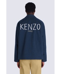 ケンゾー　KENZO コットン　リネン　テーラードジャケット　ヴィンテージ KENZO（ケンゾー）の「ワークウエア ジャケット（テーラード