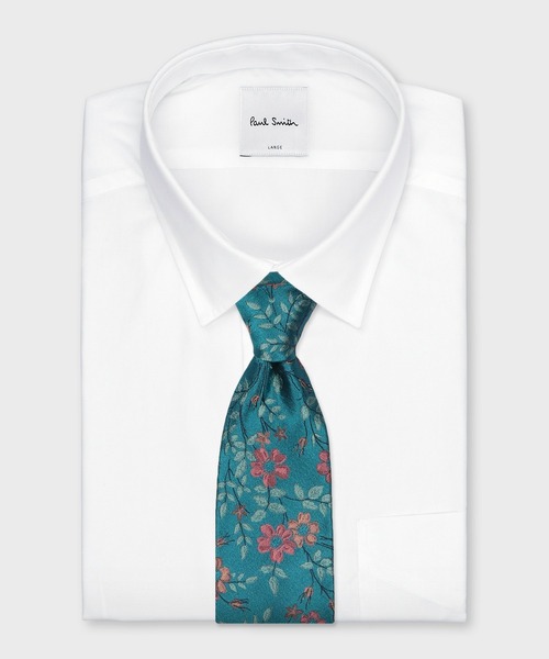 Paul Smith ポールスミス 花柄 シャツ ネクタイ チーフ Paul Smith（ポールスミス）の「フローラルモチーフ タイ / 120047