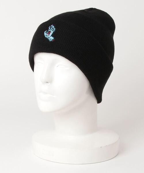 SANTA CRUZ（サンタクルーズ）の「SANTA CRUZ / サンタクルーズ Screaming Hand Beanie ビーニー ニット帽（ニットキャップ/ビーニー・メンズ・ホワイト/ブラック/ブラック系その他・FREE）」の12枚目の写真