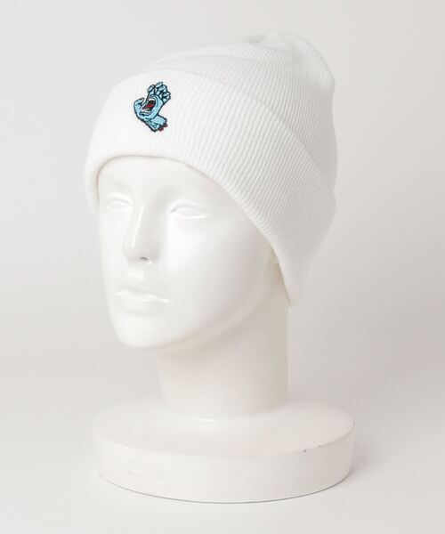 SANTA CRUZ（サンタクルーズ）の「SANTA CRUZ / サンタクルーズ Screaming Hand Beanie ビーニー ニット帽（ニットキャップ/ビーニー・メンズ・ホワイト/ブラック/ブラック系その他・FREE）」の11枚目の写真