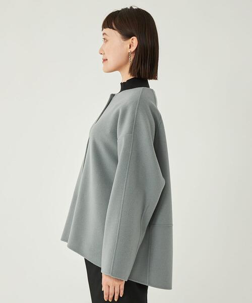 グリーンレベルリラクシング　HAMILTONハミルトンショールカラーリバーコート size SHORTあり］HAMILTON ハミルトン ショールカラー リバー コート