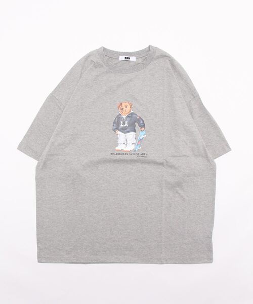 PARKS TOKYO SELECT(パークストウキョウセレクト)の「LOST ART ビッグシルエット クルーネックTシャツ(Tシャツ/カットソー・レディース・ホワイト/ネイビー/グレー・FREE)」の7枚目の写真