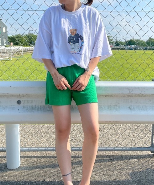 PARKS TOKYO SELECT(パークストウキョウセレクト)の「LOST ART ビッグシルエット クルーネックTシャツ(Tシャツ/カットソー・レディース・ホワイト/ネイビー/グレー・FREE)」の10枚目の写真
