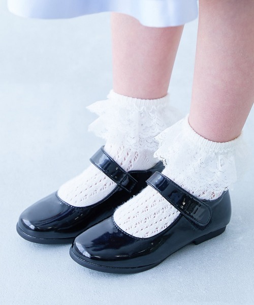 devirock(デビロック)の「フォーマル バレエシューズ(ドレスシューズ・キッズ・シルバー/ブラック系その他/ブラック系その他2/ブラック系その他3/ブラック系その他4/ブラック系その他5/ブラック系その他6/その他1/その他2/ブラック系2/ホワイト系/ブラック系1/ブラック系3・23.0cm/22.0cm/17.0cm/18.0cm/19.0cm/20.0cm/21.0cm/24.0cm)」の10枚目の写真