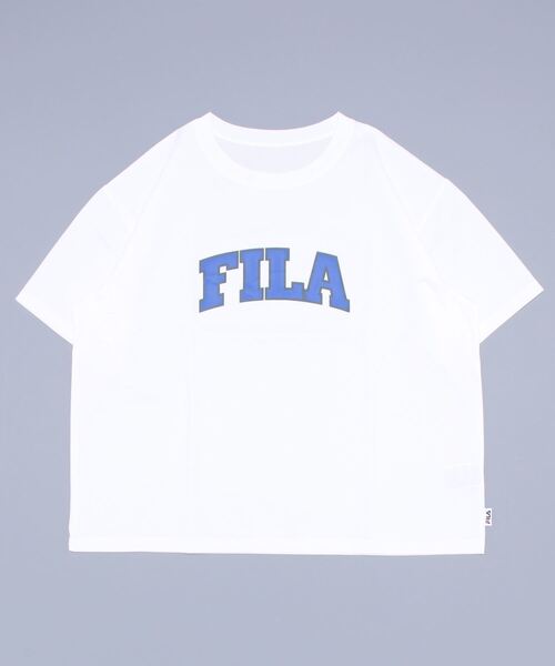 FILA(フィラ)の「【FILA:フィラ】レディースアクアTシャツ 水陸両用(Tシャツ/カットソー・レディース・オレンジ/ブラック/ネイビー/グリーン/ホワイト・MEDIUM/LARGE/X-LARGE)」の2枚目の写真