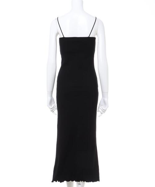 INGNI（イング）の「リブキャミ／ワンピース（ワンピース・レディース・ブラウン/ブラック/アイボリー/アイボリー系/ブラック系その他/ブラウン系4・M）」の9枚目の写真