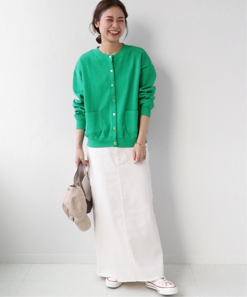 JOURNAL STANDARD relume(ジャーナルスタンダード レリューム)の「《追加2》コットンフライスコンパクトカーディガン(カーディガン/ボレロ・レディース・グリーン/ネイビー/ブルー・FREE)」の11枚目の写真