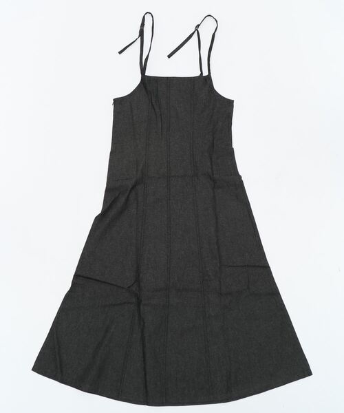 KOBE LETTUCE（コウベレタス）の「デニムキャミワンピース（ワンピース・レディース・ブラック/インディゴブルー・FREE）」の5枚目の写真